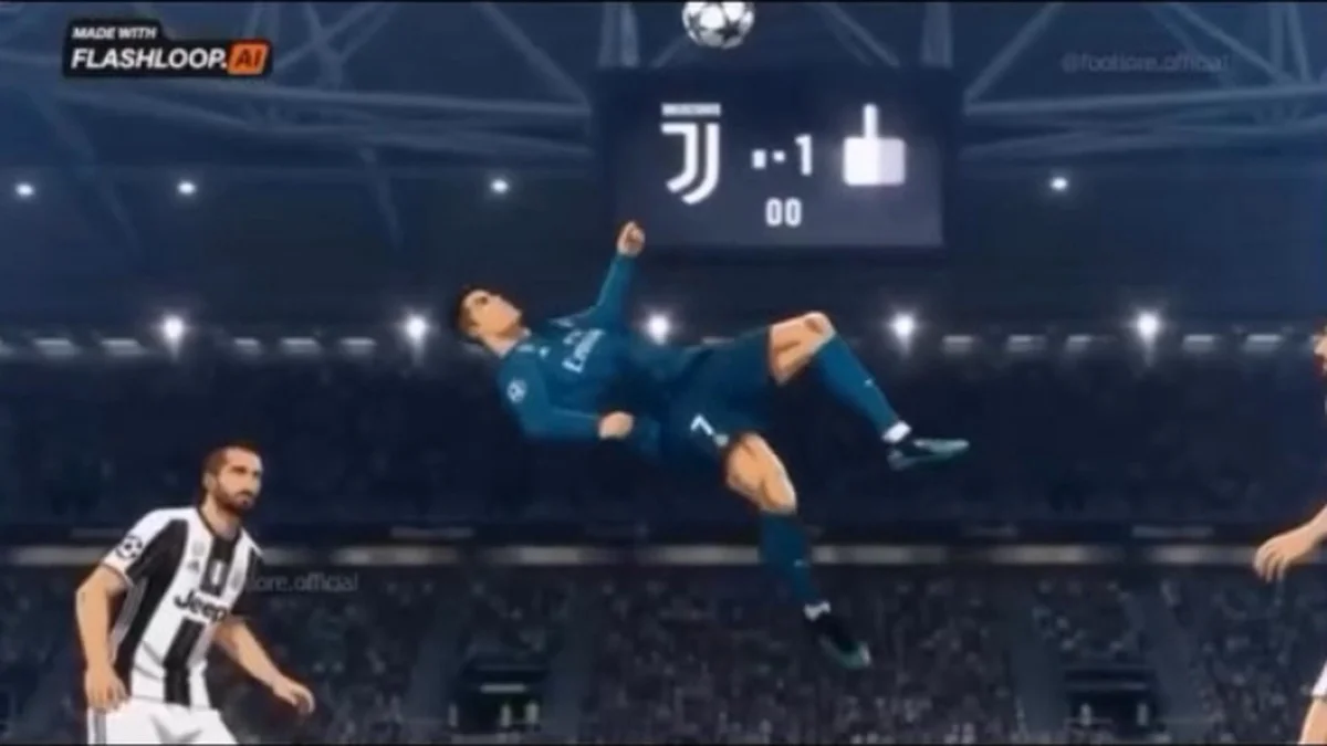 Ciseau Retourné de Ronaldo contre la Juve : Comment un But en Ligue des Champions est Devenu un Animé
